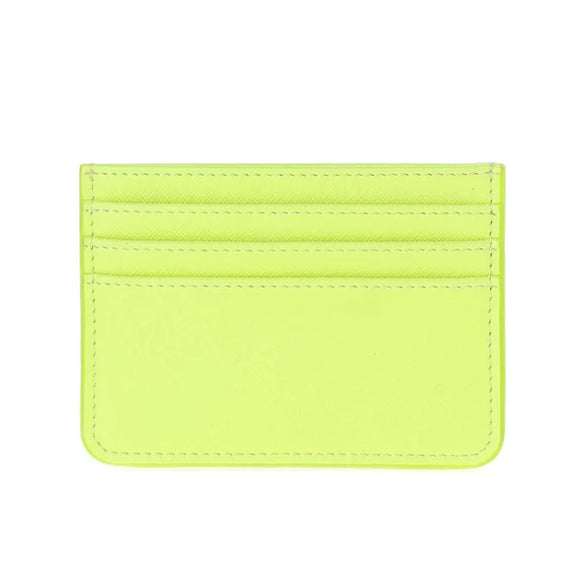 Neon Yellow Card Wallet