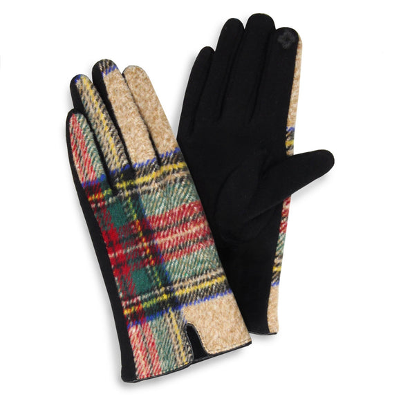 Tartan Plaid Gloves