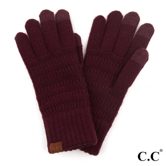 Wine CC Touchscreen Gloves