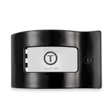 Teleties Flat Rectangle Hair Clip | Large | Jet Black