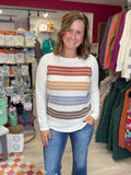 Fall Breeze Striped Sweater