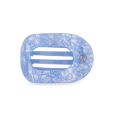 Teleties Flat Round Hair Clip | Medium | Blue Lagoon