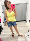 Hey Girl Hey High Rise Side Slit Shorts