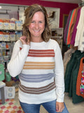 Fall Breeze Striped Sweater