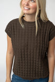 Kelly Knitted Top in Brown