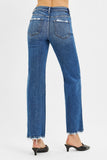 Haven Tummy Control High Rise Ankle Straight Denim