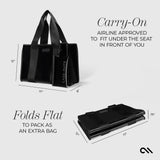 Case-Mate Midnight Black Jelly Tote Bag