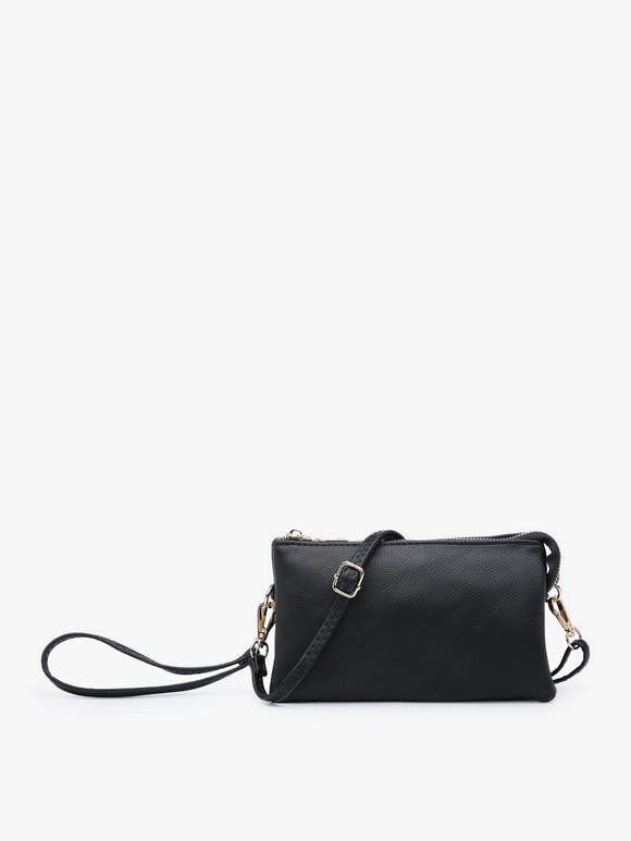 All the Pockets Crossbody in Black