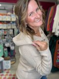 The Hoodie Sweater in Oatmeal