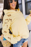 Ampersand Hoodie - Love Story - Butter Yellow