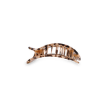 Teleties Round Flat Hair Clip | Small | Blonde Tortoise