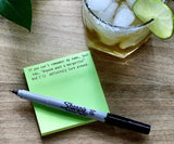 Anyone want a margarita | funny sticky notes with sayings