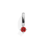 Birthstone Charm: Aquamarine / Silver