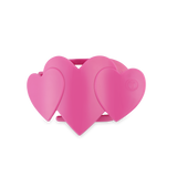 Flat Hair Clip | Small | Pink Heart to Heart
