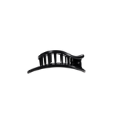 Jet Black | Small | Flat Circle Hair Clip