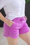 Stevie Shorts in Vivid Orchid