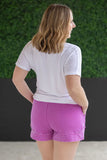Stevie Shorts in Vivid Orchid