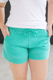 Stevie Shorts in Carribean Green