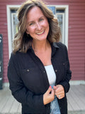Kendra Shacket in Black