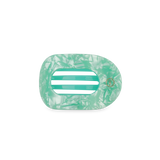 Teleties Flat Round Hair Clip | Small | Spring Splash