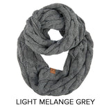 CC Cable Scarf in Camel