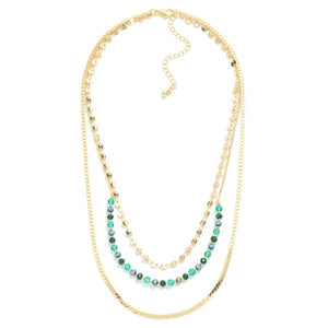 Green with Envy Layered Necklace