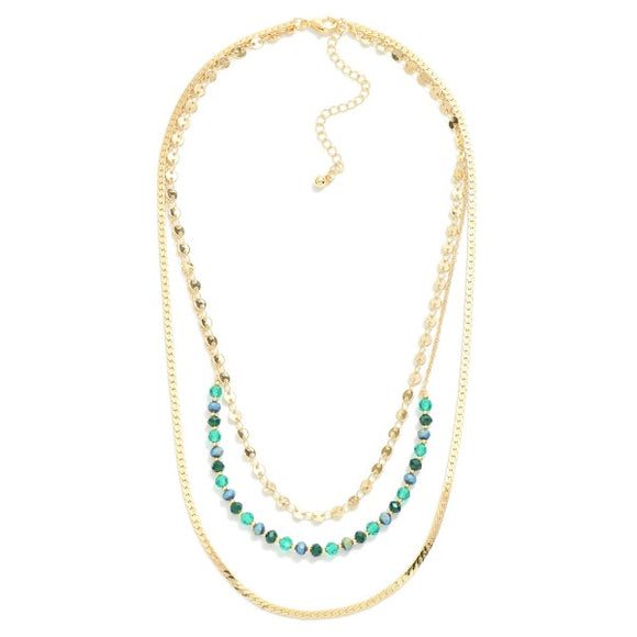 Green with Envy Layered Necklace