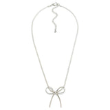 Dainty Rope Bow Necklace