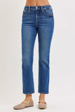 The Classic Crop Straight Risen Denim