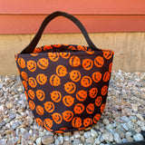 Pumpkin Embroidered Halloween Trick or Treat Bag