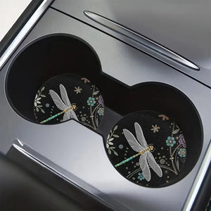 Dragonfly Car Coaster Set