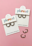 Silver Huggies Earrings: 10mm