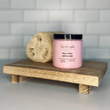 Rose Water and Sea Salt Foaming Sugar Scrub 8 oz