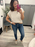 Coco Cay Striped Sweater Top