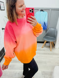 Ombre Pink - Luxe Essential Corded Crew