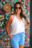 Bold Blue Everyday Shorts
