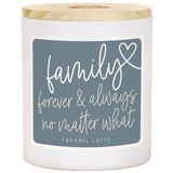 Family Forever Blue Candle