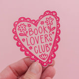 Book Lovers Club Sticker