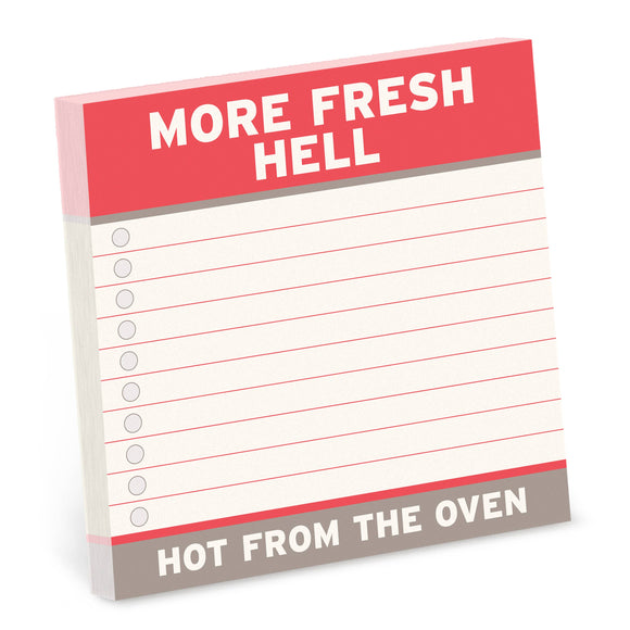 More Fresh Hell Large Sticky Notes (4x4in)