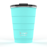 Insulated Stackable Tumbler 16 oz - Paradise Blue