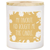Favorite Kid Mom Gift Soy-Based Candle
