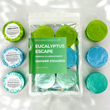 Eucalyptus Escape Shower Steamers 6 Pack - Made in USA