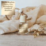 Hanging Car Diffusers | Vanilla Bourbon | Made in USA: Round Bottle