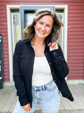 Kendra Shacket in Black