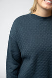 Gianna Pullover Sweater in Slate Blue