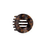 Tortoise | Medium | Flat Circle Hair Clip