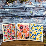 Tropical Flower Garden Swedish Dishcloths- Summer Decor