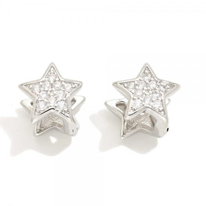 Star Huggie Hoops