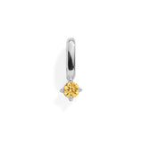 Birthstone Charm: Sapphire / Silver