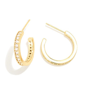 Classic Dainty Hoops Gold